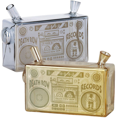 Death Row Records Boombox Glass Bubbler Pipe