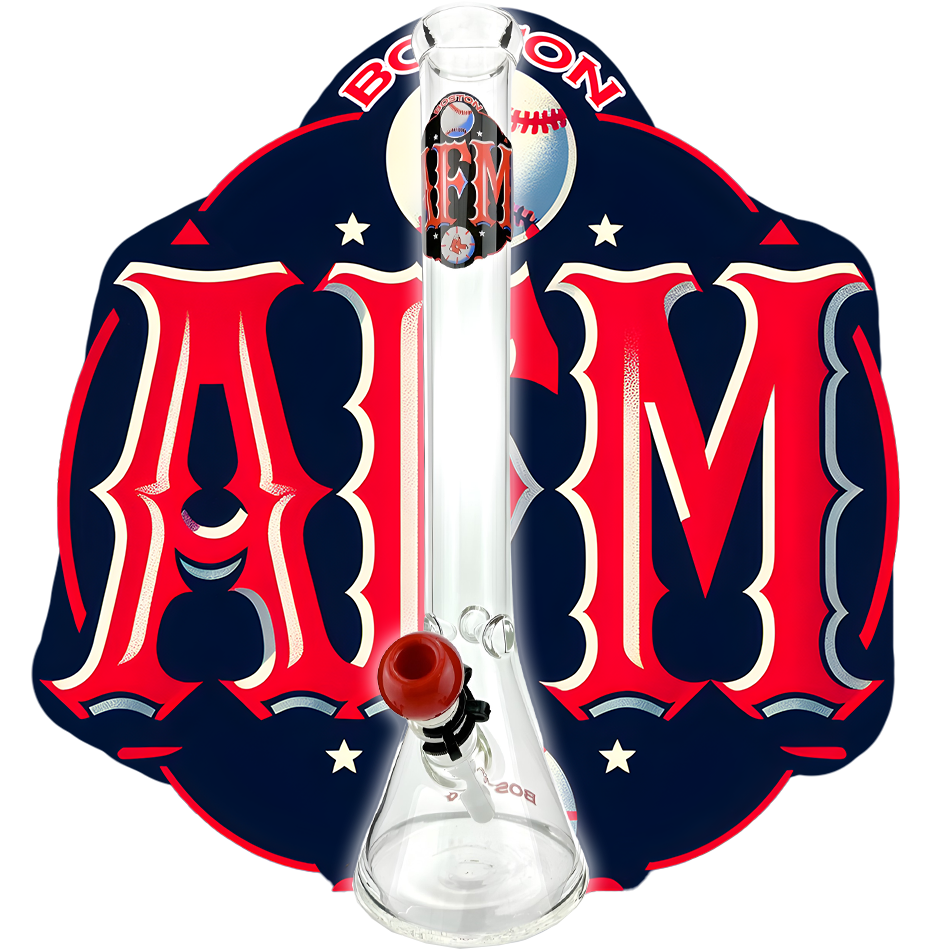 18" Boston 5mm Beaker Bong Bundle