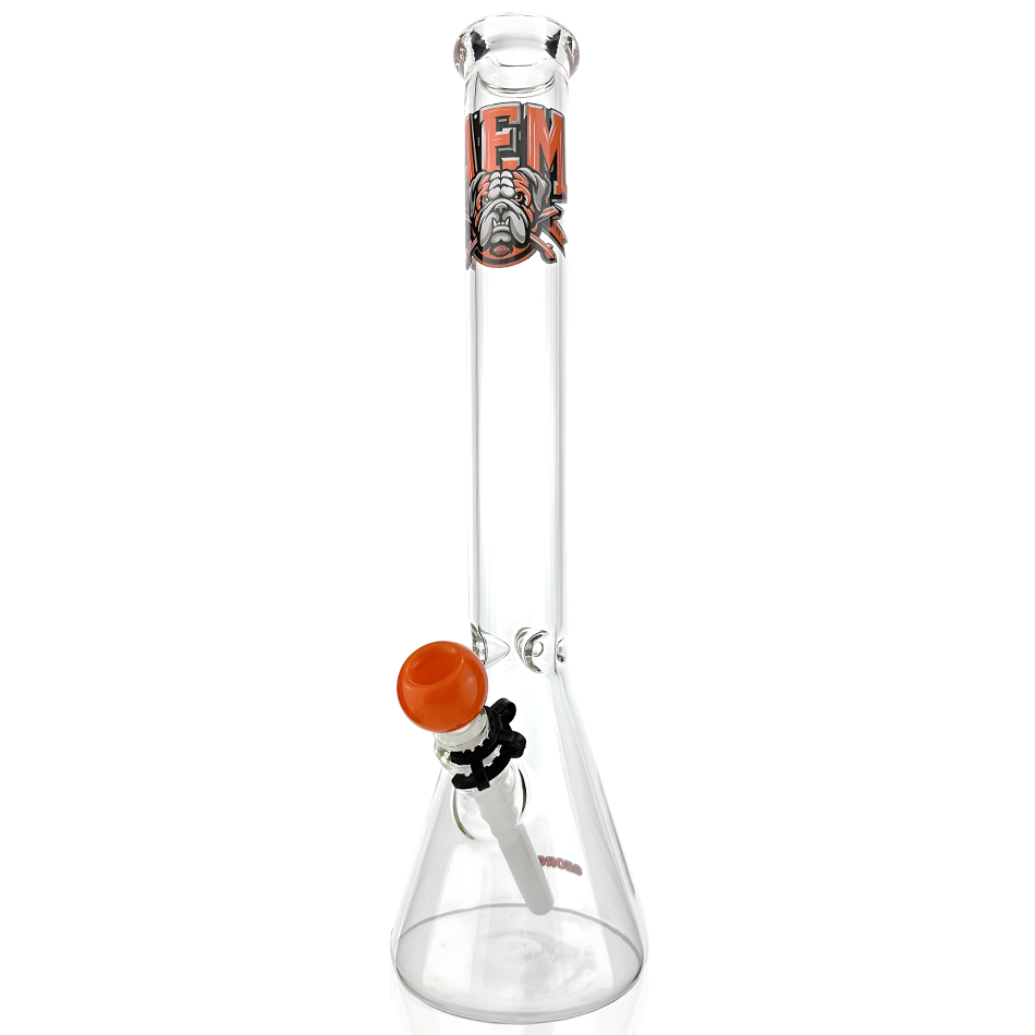 18" Atlanta Collage Ball 5mm Beaker Bong Bundle