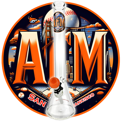 18" San Fran Ball 5mm Beaker Bong Bundle