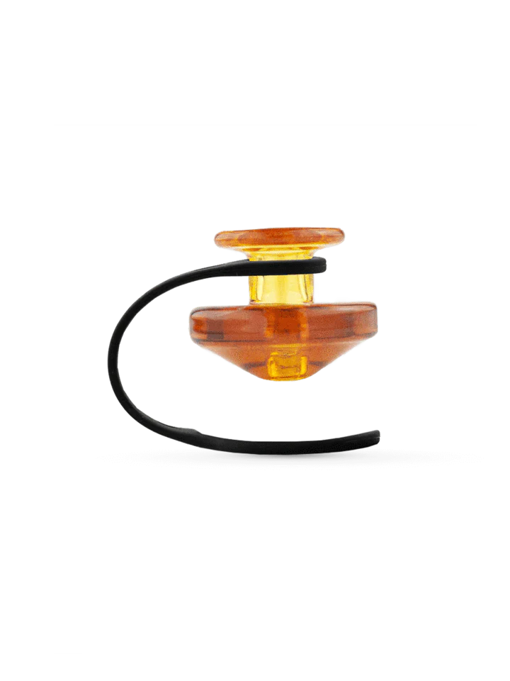 Puffco Peak Precision Carb Cap in Yellow