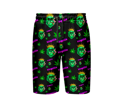 Kingzilla Black Leaf Comfort Apparel Set