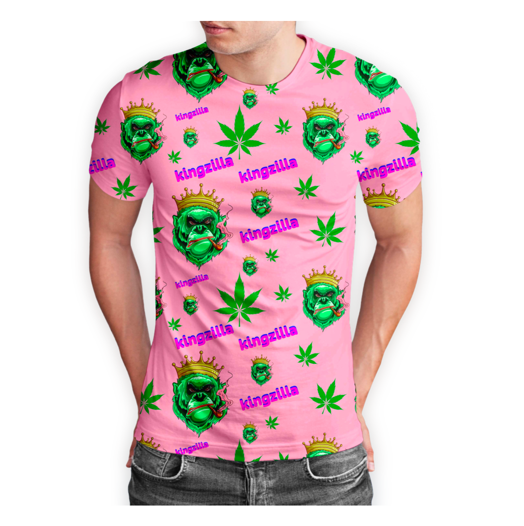 Botanical Pink Short Sleeve T-Shirt 5-Pack