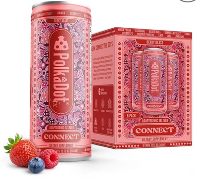 Polka Dot Adaptogenic Seltzer 6-Pack