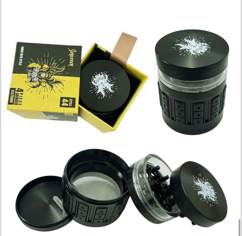 Robust 4-Piece Metal Dry Herb Grinder