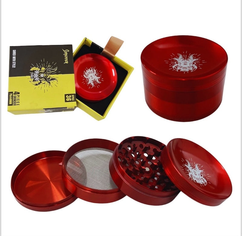 Heavy Duty Four-Piece Dry Herb Grinder