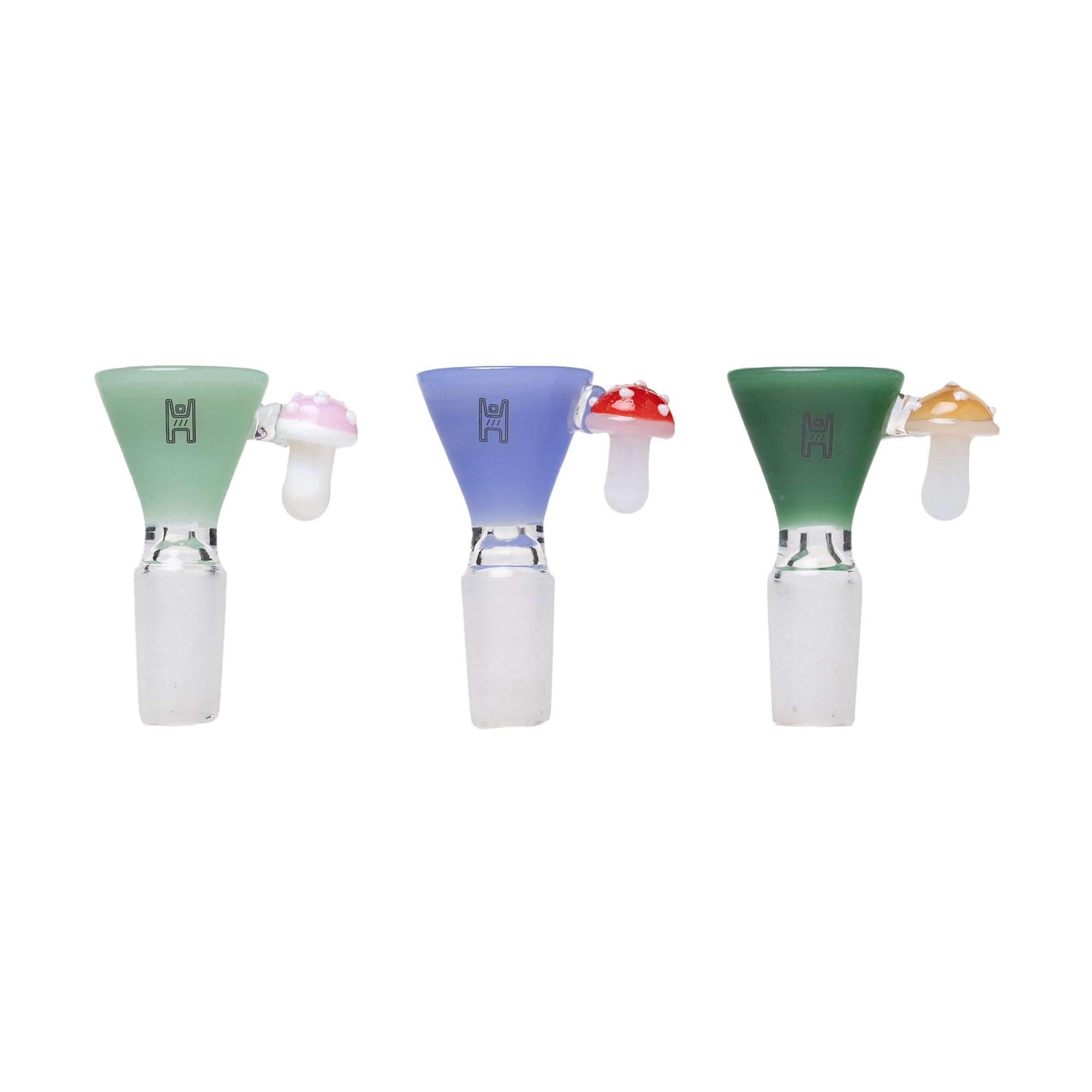 Handle Grip Dry Herb Bowls (Set of 3)