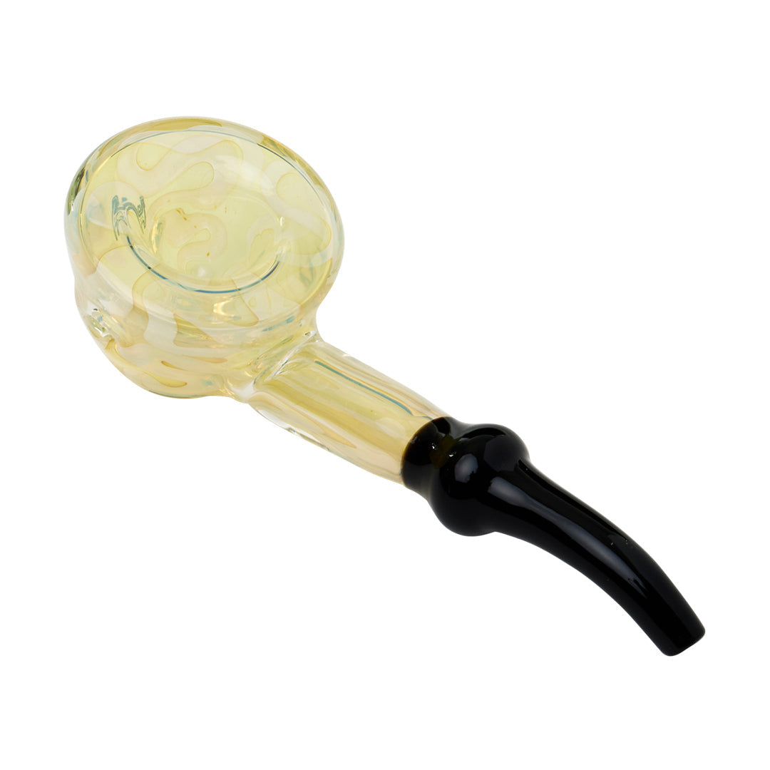 Sculpted Fleur Glass Hand Pipe