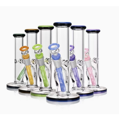 Premium 10-Inch Slime Glass Straight Water Pipe