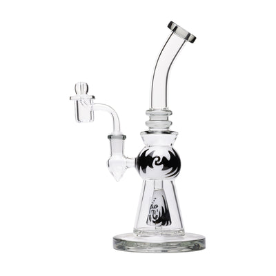 Vibrant Gumball Glass Dab Rig with Wig-Wag Perc