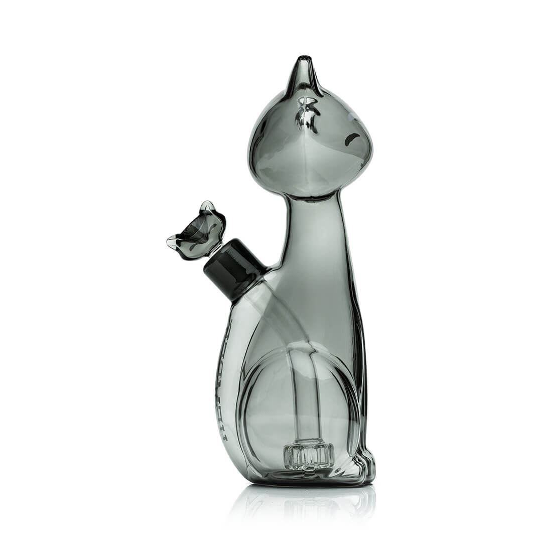Alleycat Smoked Glass Water Pipe