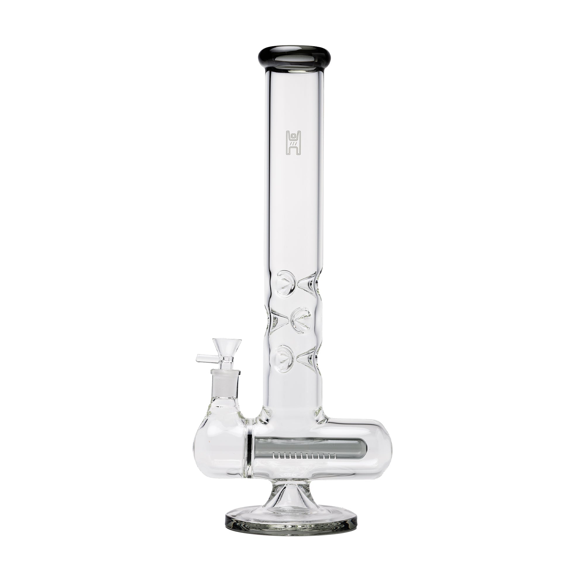 Premium Inline Perc Glass Water Pipe with Ice Catch