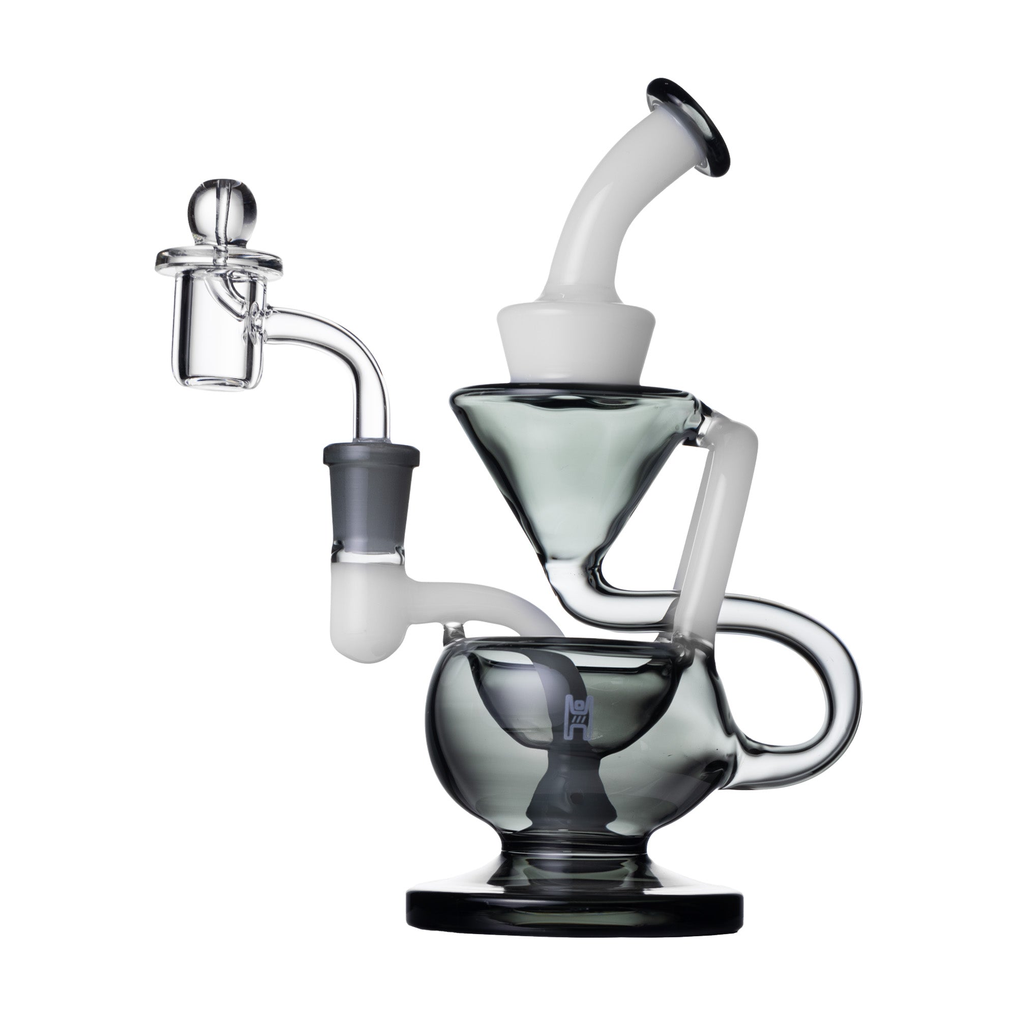 Compact 8-Inch Glass Recycler Rig