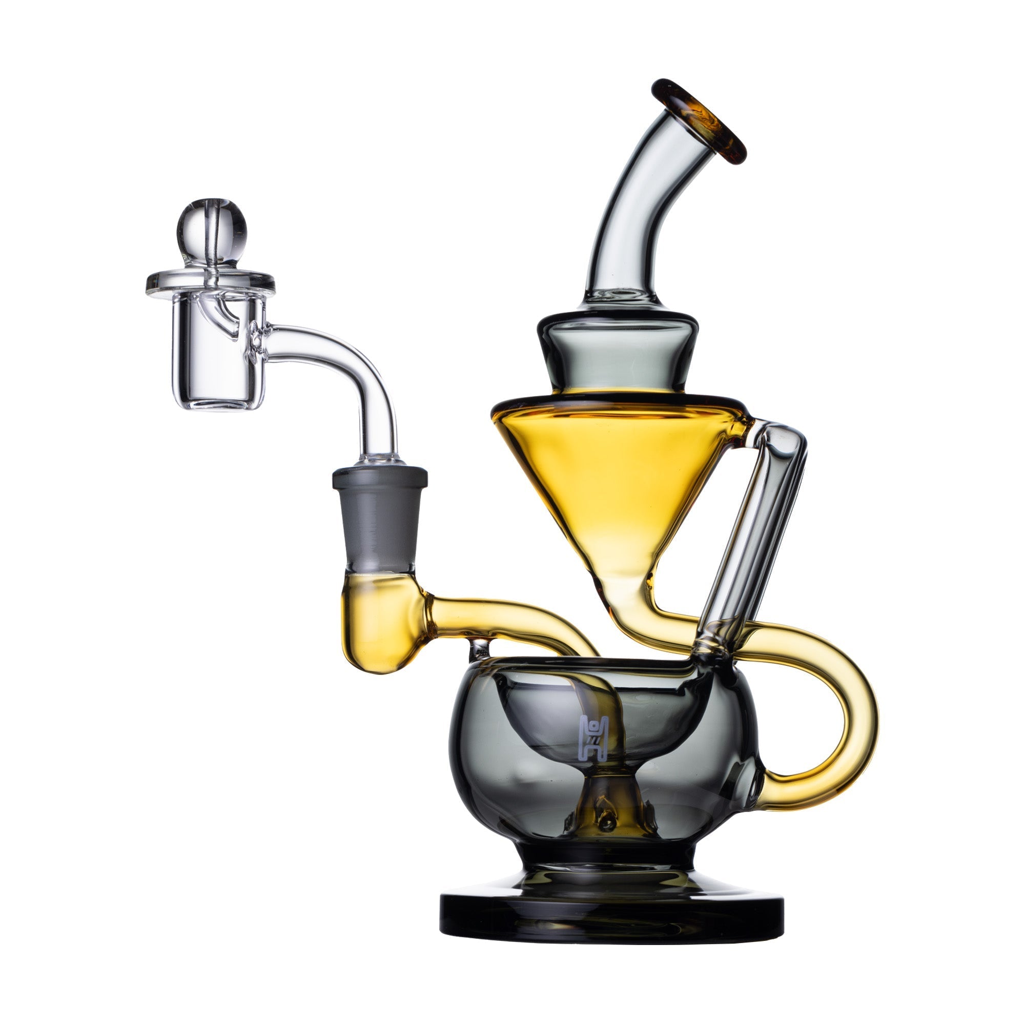 Compact 8-Inch Glass Recycler Rig