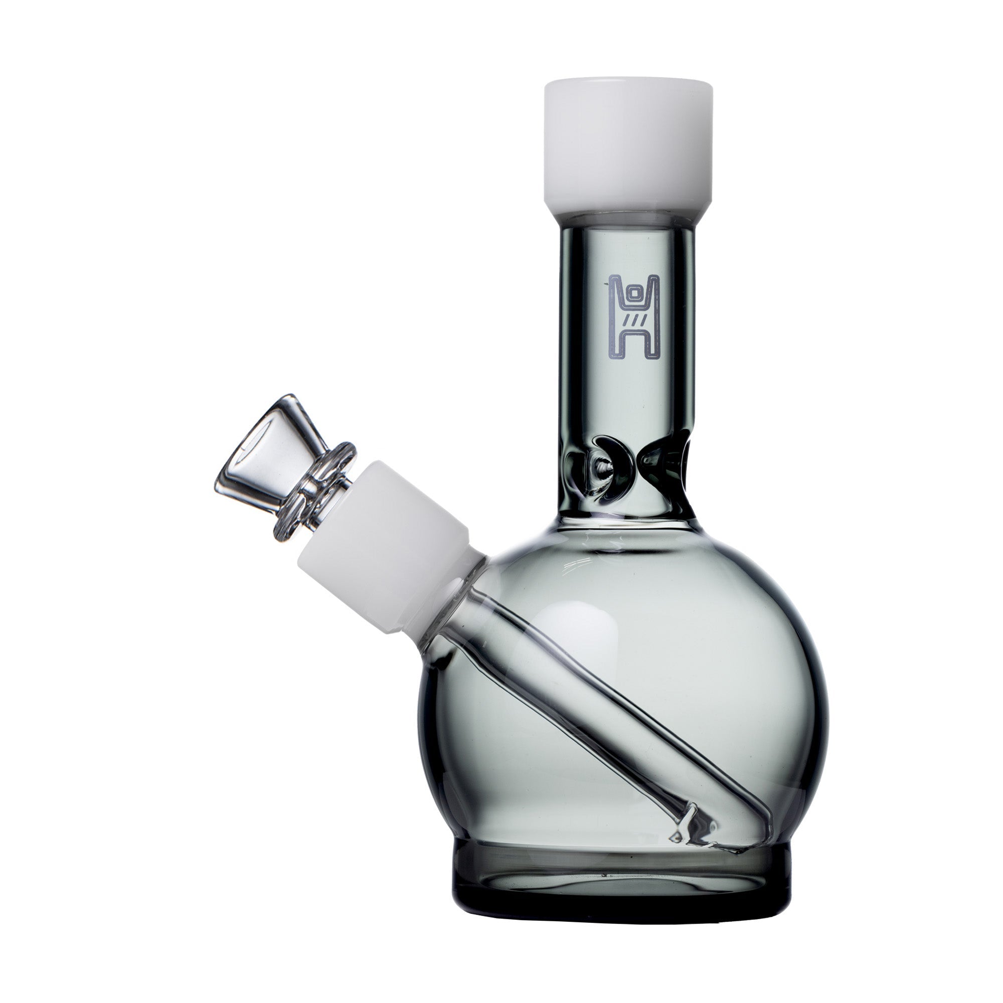 Compact 6-Inch Borosilicate Ball Water Pipe