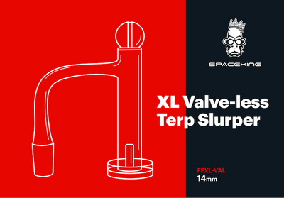 Premium XL Valveless Terp Slurper Kit - Red & Black