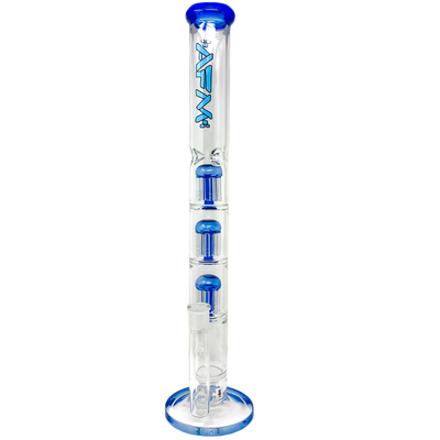 21" AFM Ripper Triple Tree Perc 7mm Glass Straight Tube Bong