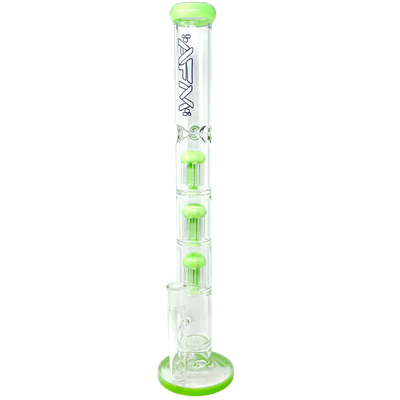 21" AFM Ripper Triple Tree Perc 7mm Glass Straight Tube Bong