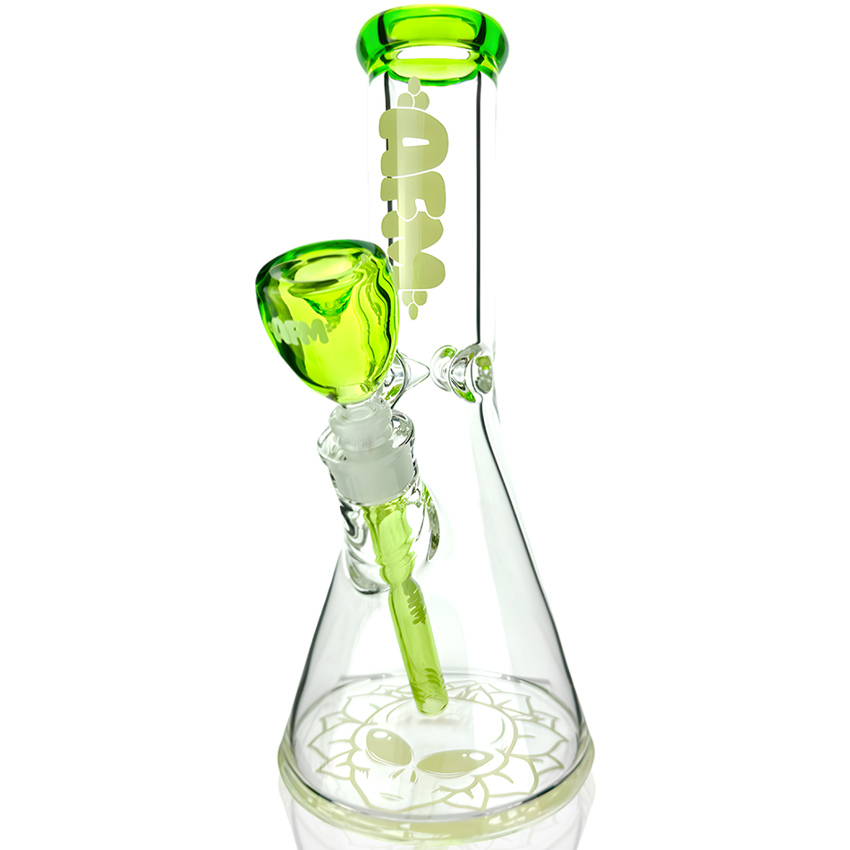 12″ AFM Chubbi Beaker Bong Bundle, 9mm Thick