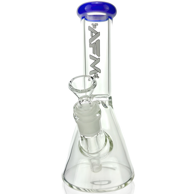 8″ AFM Colored Lip Clear Mini Beaker