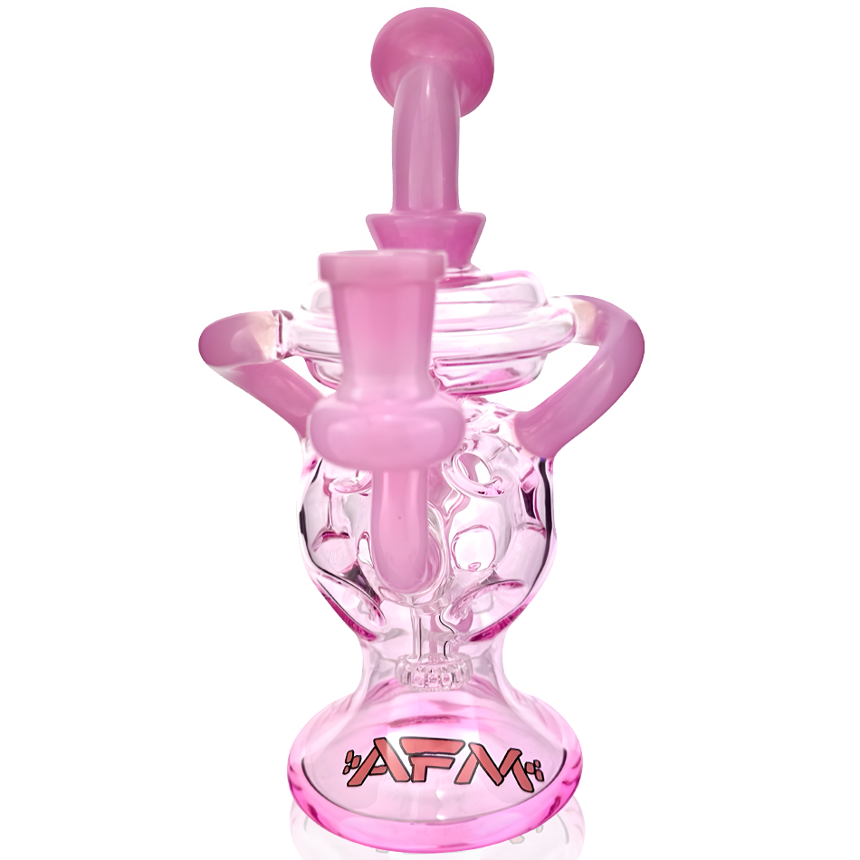 AFM 7.5″ Swiss Double Color Recycler Dab Rig