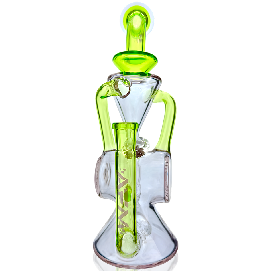 10" AFM Barrel Blaster Colored Glass Recycler Dab Rig – image 5