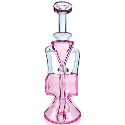 10" AFM Barrel Blaster Colored Glass Recycler Dab Rig – image 3