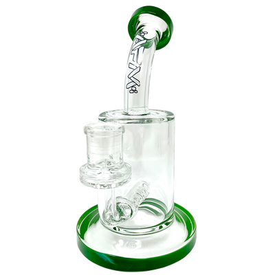 7.5"  AFM Clear Glass Inline Perc Dab Rig