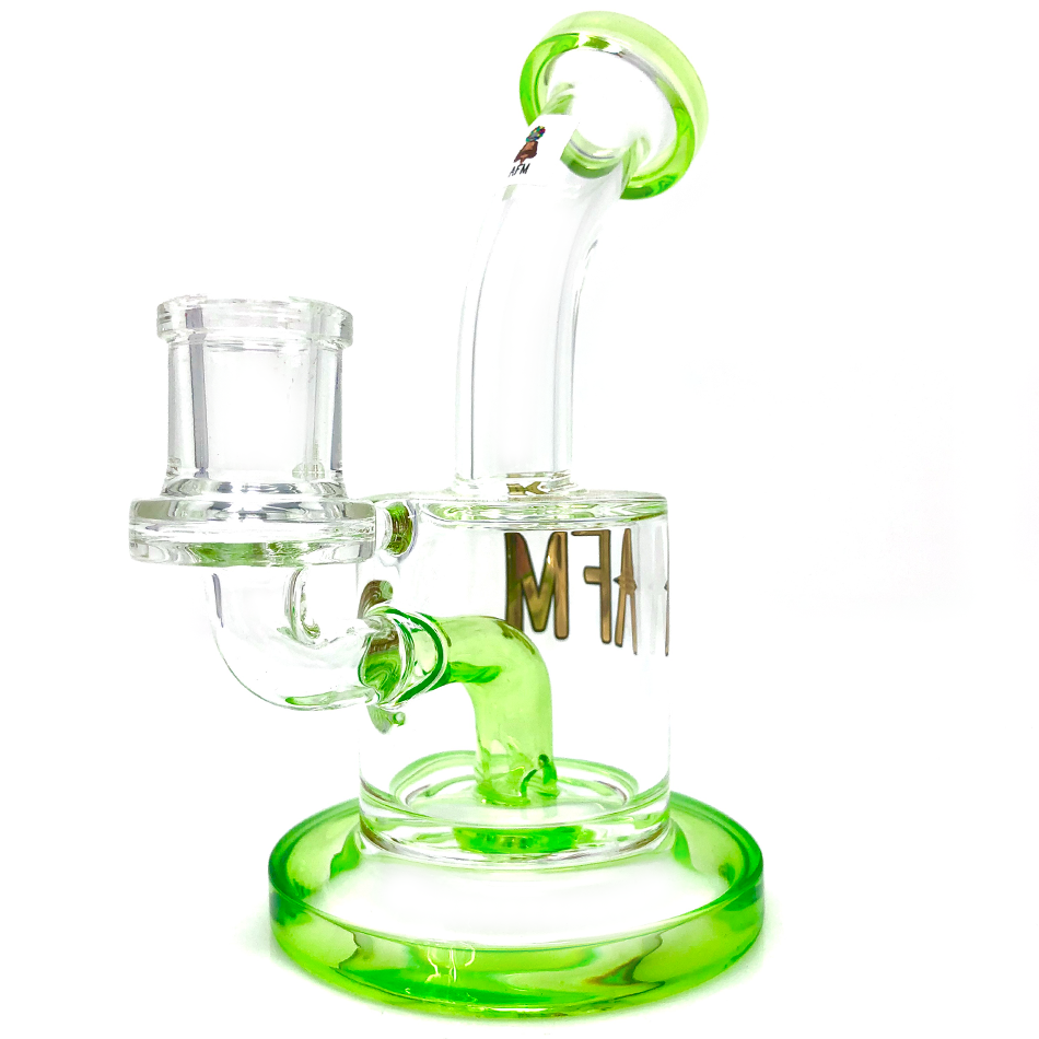 6.5" AFM Killer Colored Glass Mini Dab Rig