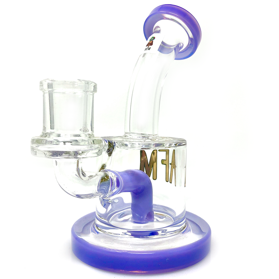 6.5" AFM Killer Colored Glass Mini Dab Rig