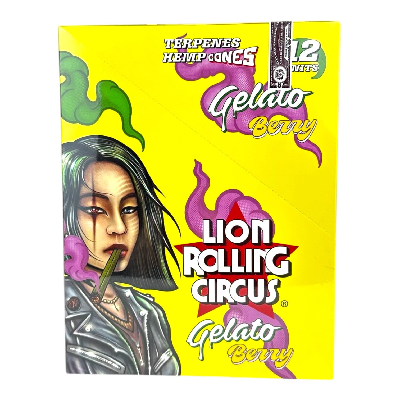 Lion Rolling Circus Terpenes Hemp Cones - 12pc Display