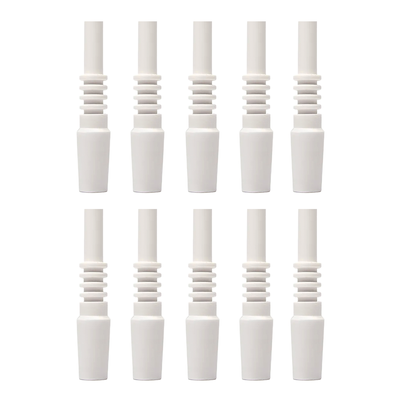 Premium 14mm Ceramic Dab Nail Set - 10 Pack