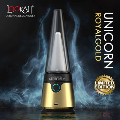 Lookah Unicorn Electric Dab Rig With Magnetic Connection And a Smoky Conical Design