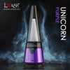 Lookah Unicorn Electric Dab Rig With Magnetic Connection, Emitting Smoke Through a Transparent Top