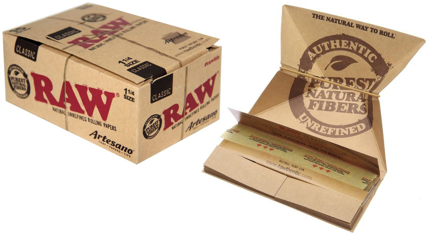 RAW Artesano Unbleached Papers with Tips
