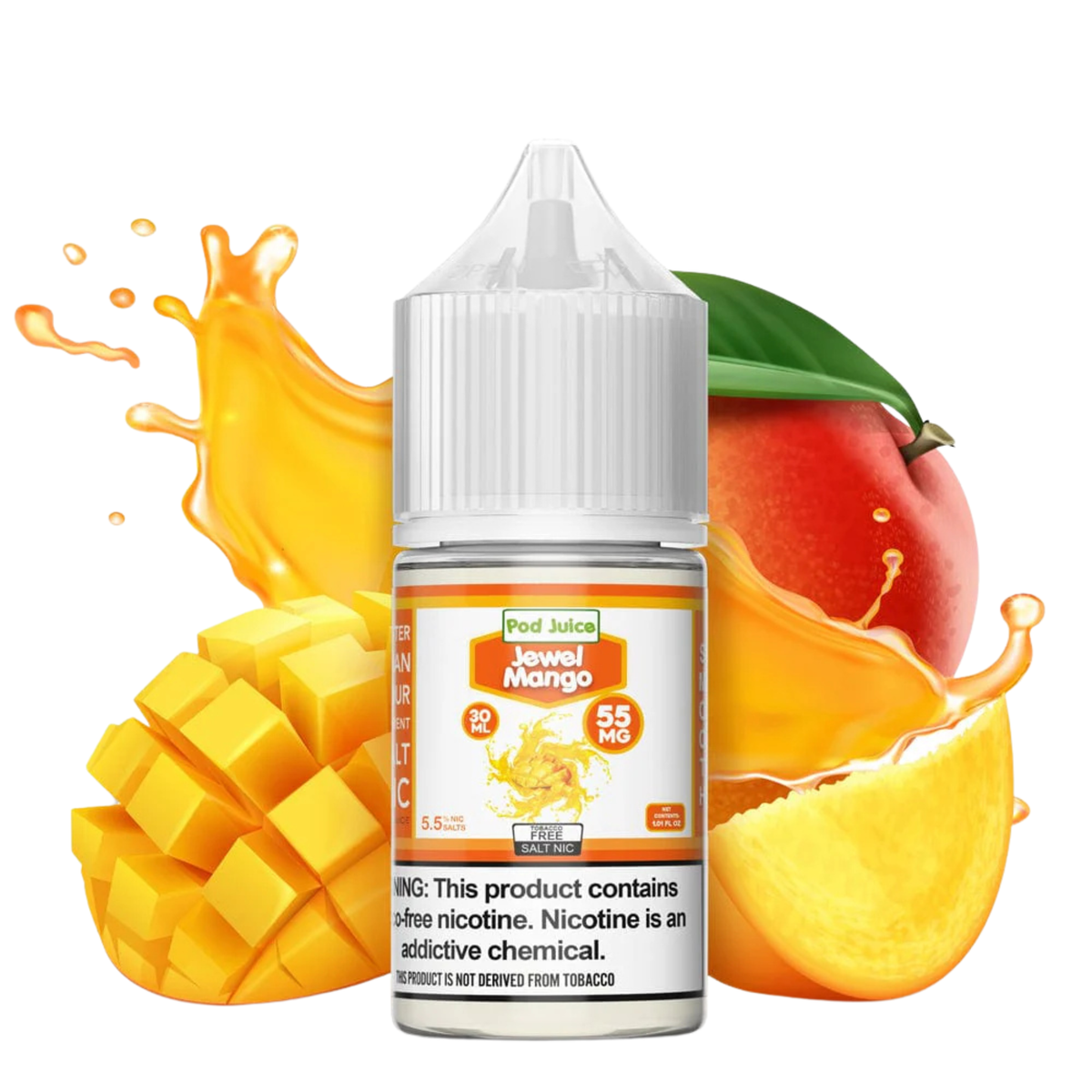 Pod Juice Salt Nicotine E-Juice 30ML | 35-55 MG Multi-Flavor