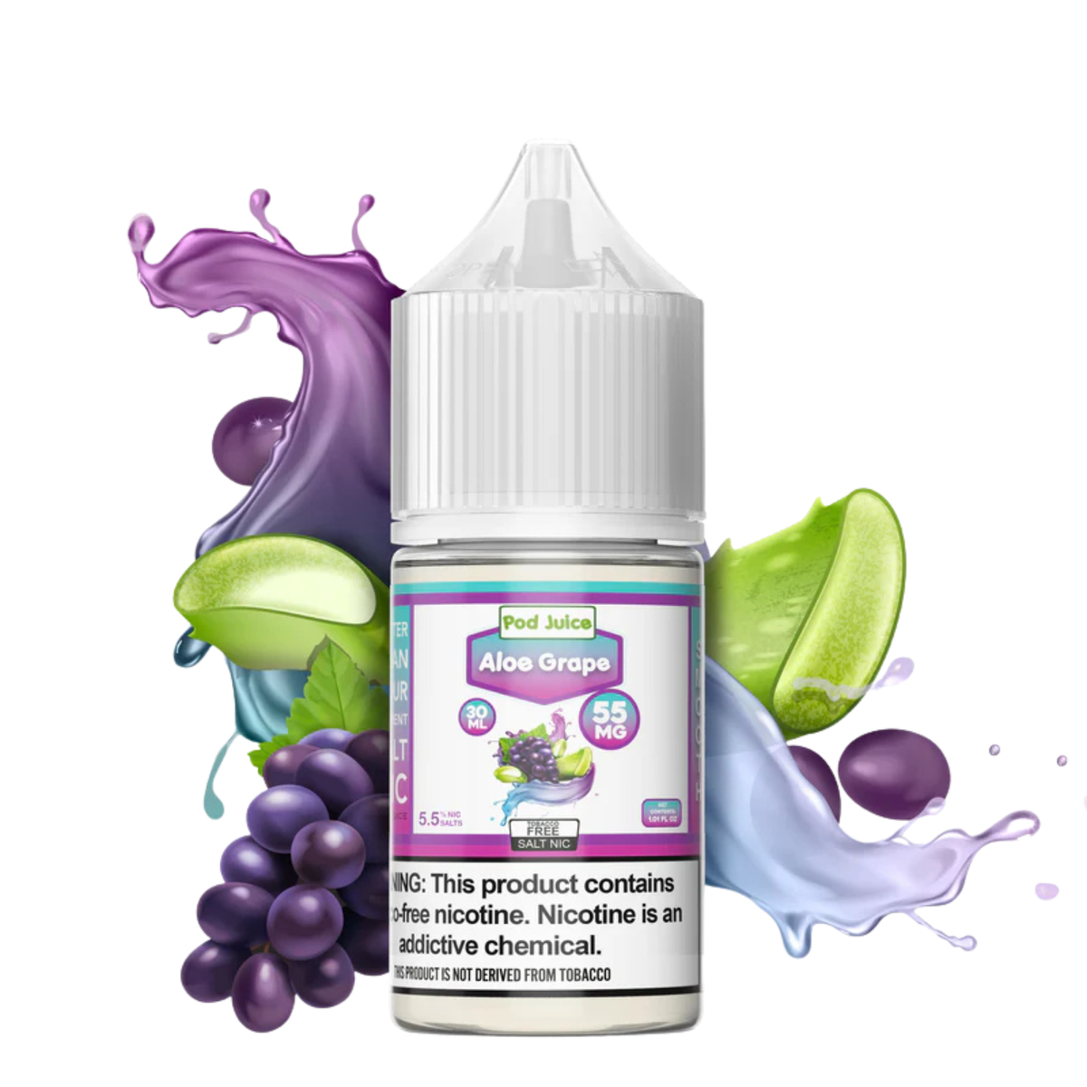 Pod Juice Salt Nicotine E-Juice 30ML | 35-55 MG Multi-Flavor