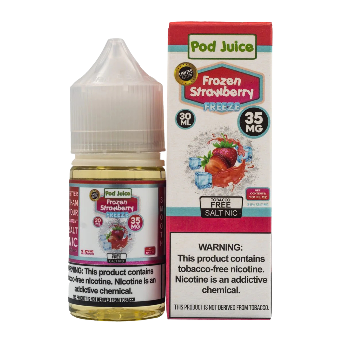 Pod Juice Salt Nicotine E-Liquid 30ML | 35-55 MG Flavors