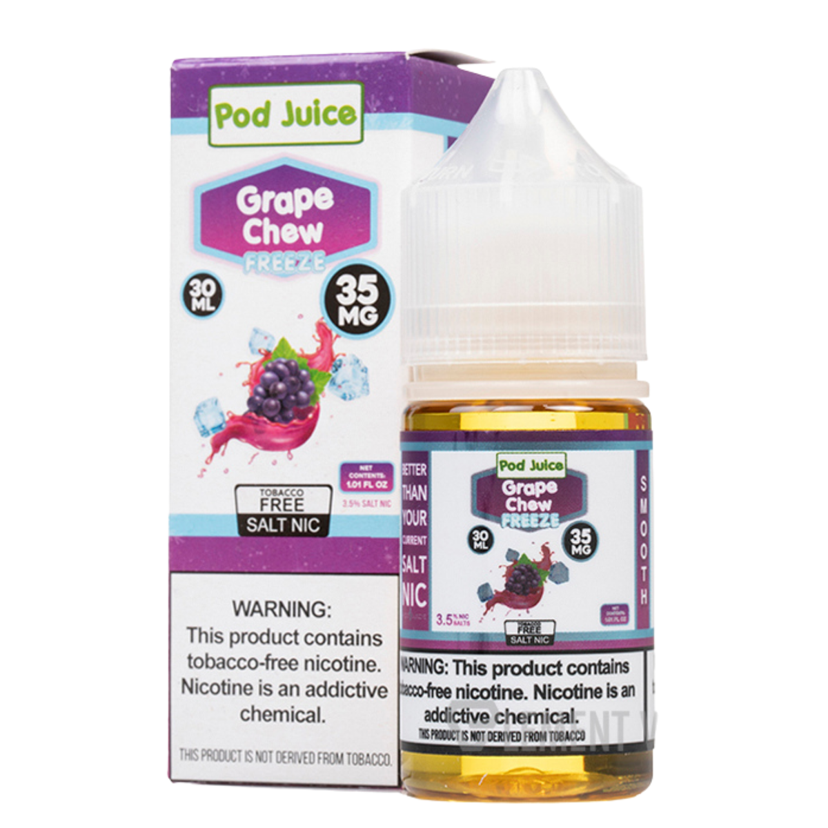 Pod Juice Salt Nicotine E-Liquid 30ML | 35-55 MG Flavors