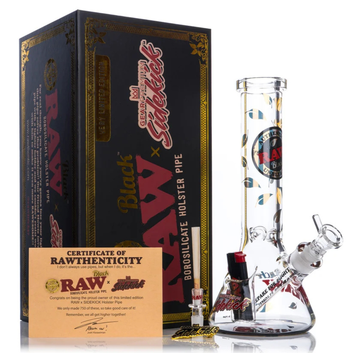 GEAR Premium x RAW Sidekick Water Pipe - Limited Edition (750 Pcs)