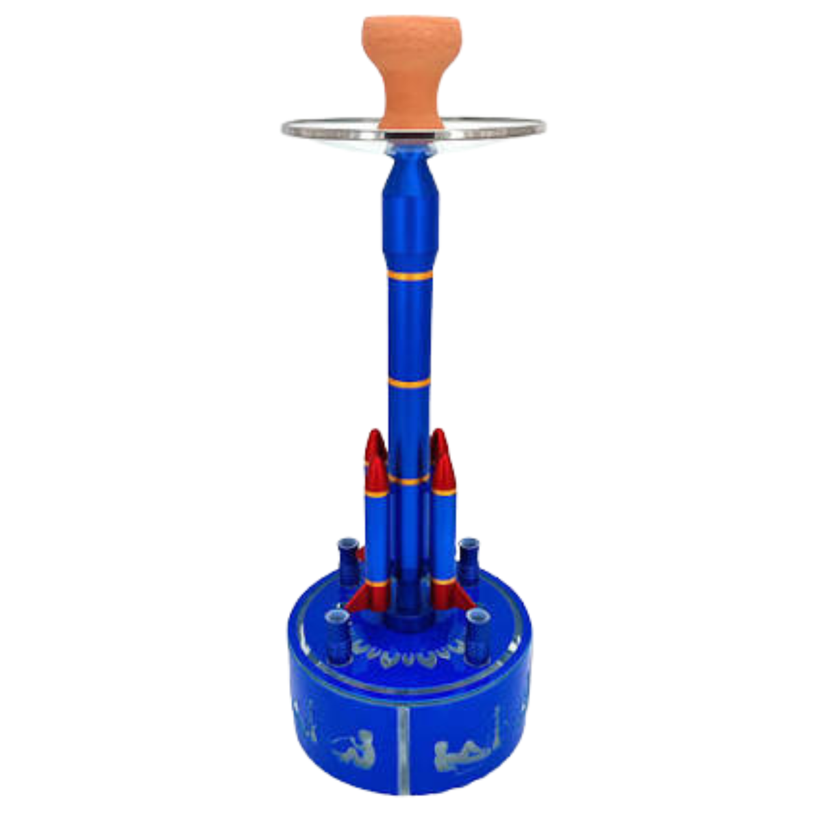 Sophisticated Rocket Hookah Gold Edition