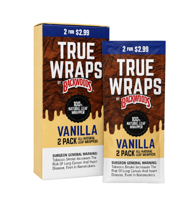 Backwoods Tru Wraps Pre Priced Herbal Wraps