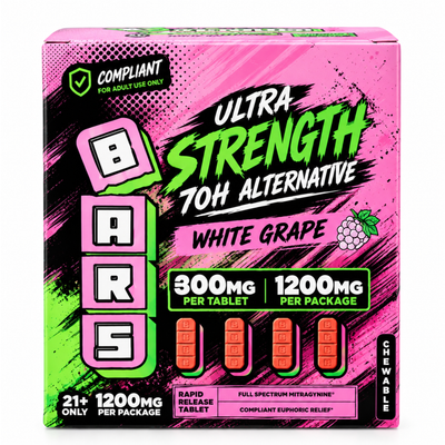 BARS Ultra Strength 7-OH Alternative 1200mg Pack, 300mg Tab, 10-Pk