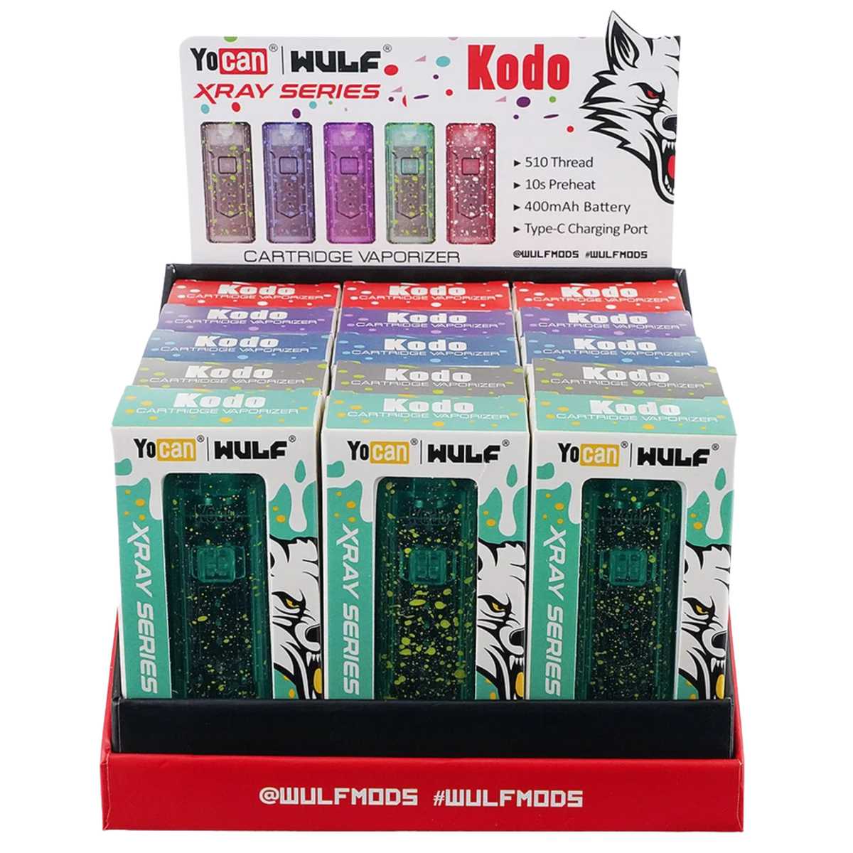 Yocan Wulf Kodo Xray Series 510 Battery