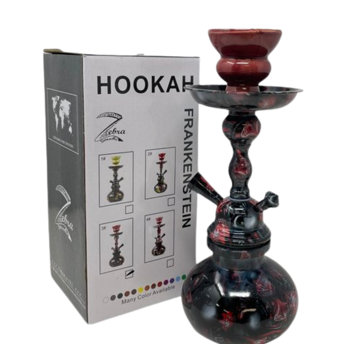 Zebra Frankstein Premium Hookah