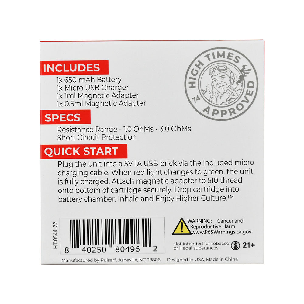 High Times Obi 650mAh Auto-Draw Battery