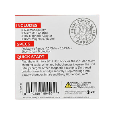High Times Obi 650mAh Auto-Draw Battery