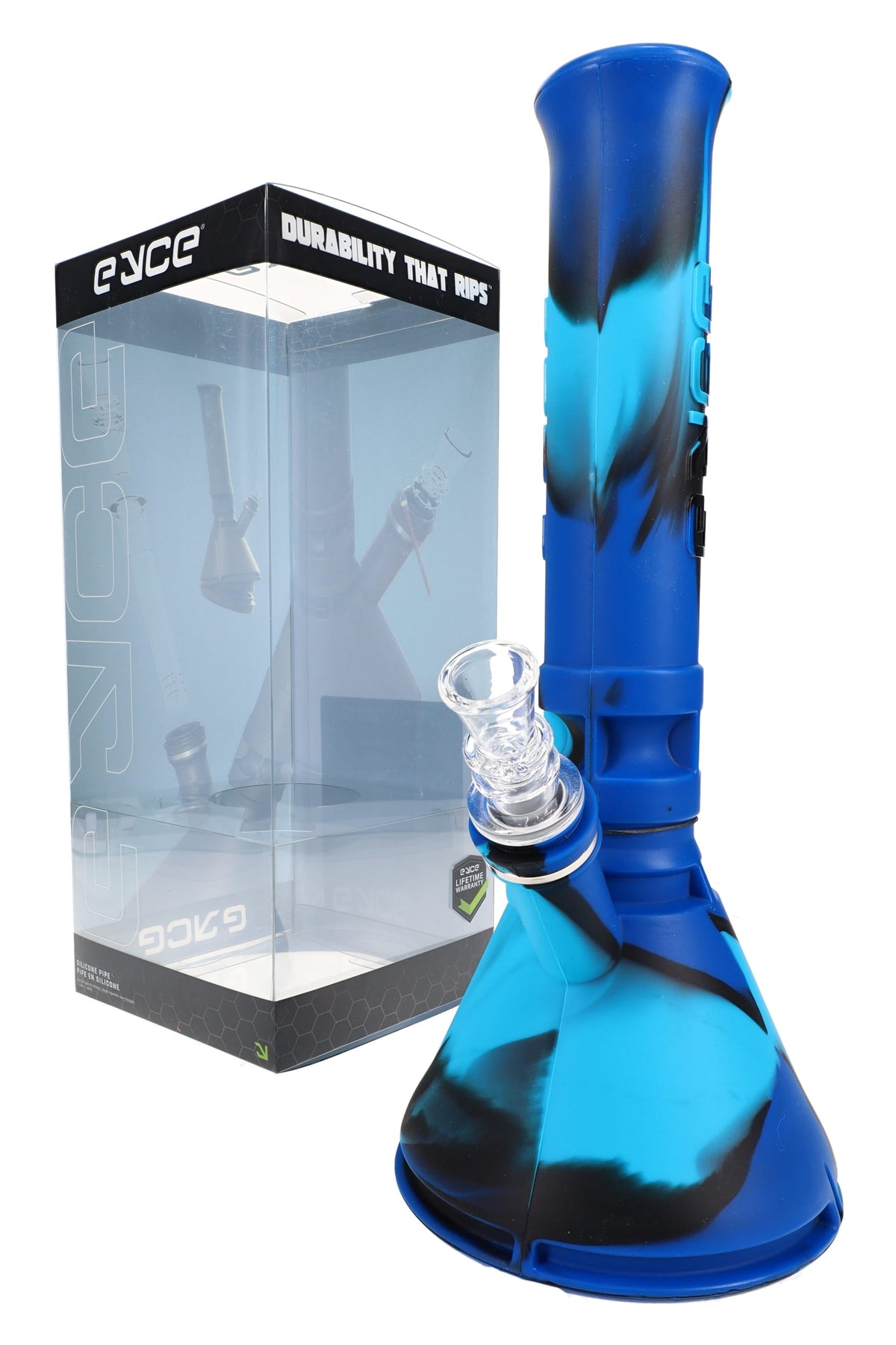 Eyce Beaker Silicone Bong – 12″ – Assorted Colors – image 1