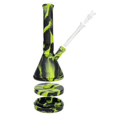 Eyce Beaker Silicone Bong – 12″ – Assorted Colors – image 5