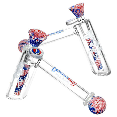 Grateful Dead Wig Wag Hammer Bubbler with Skeleton Design